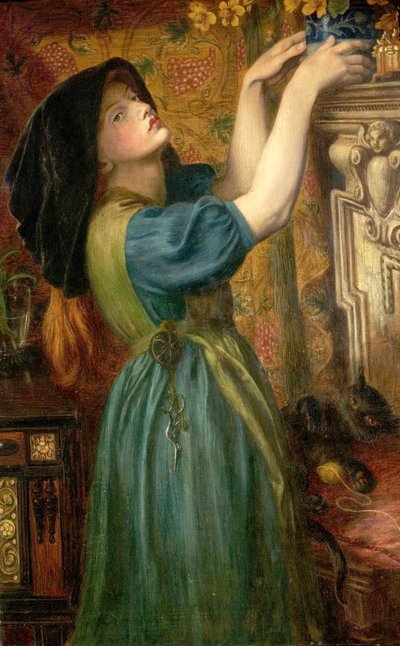 Marigolds (The Bower Maiden, Fleur-de-Marie), 1874 by Dante Gabriel Charles Rossetti